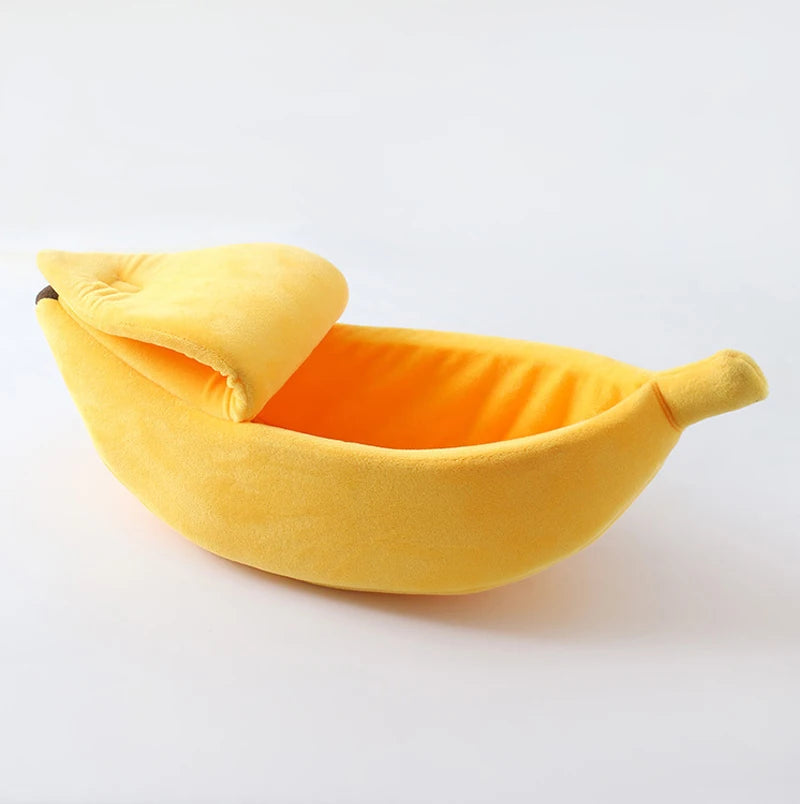 Cama banana para perro o gato