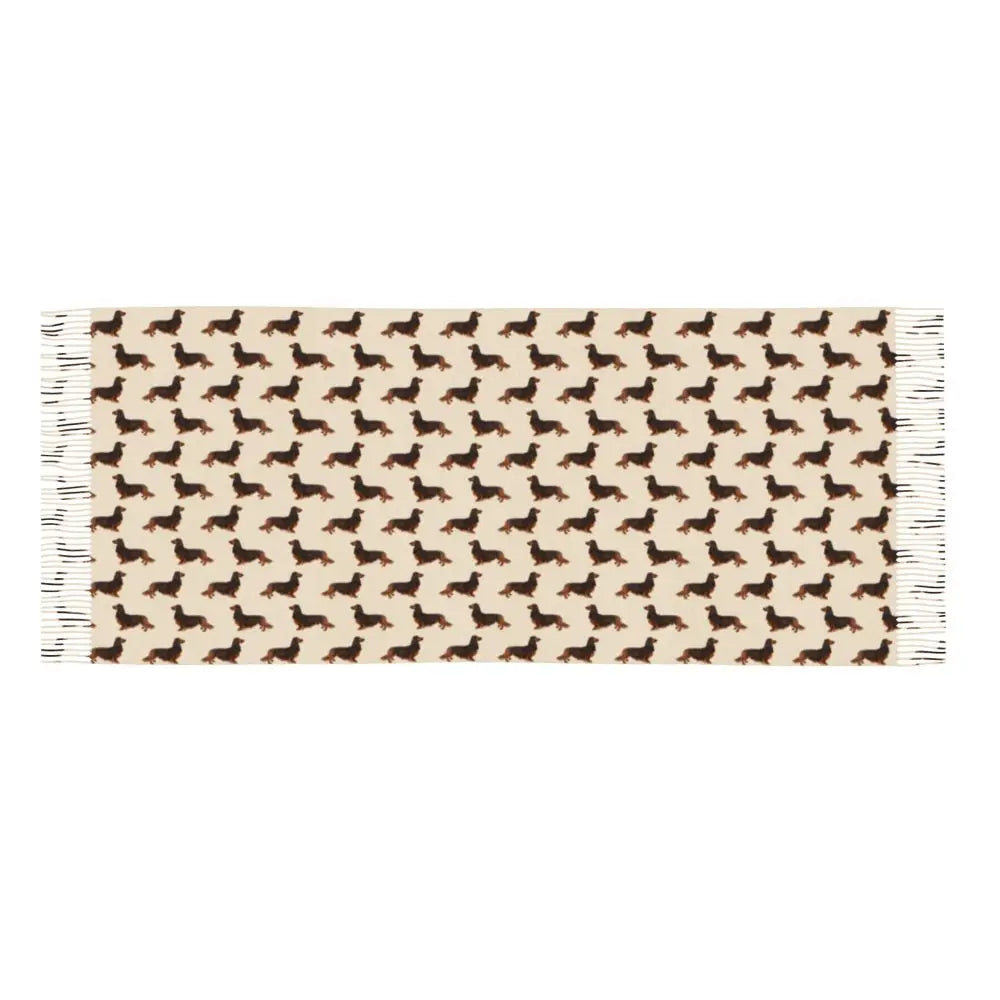 Pashminas con figuras Dachshund