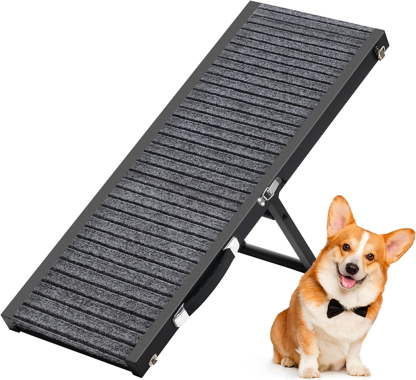Rampa plegable para perros, 5 niveles, 31.5" largo
