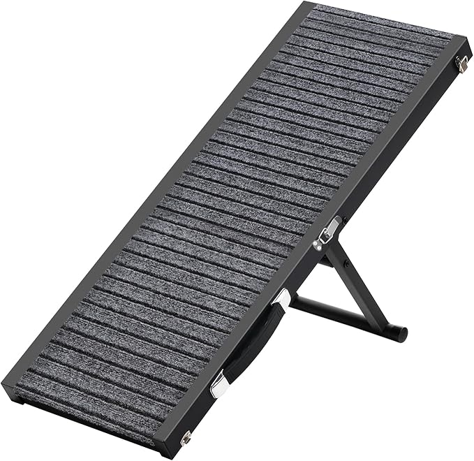 Rampa plegable para perros, 5 niveles, 31.5" largo