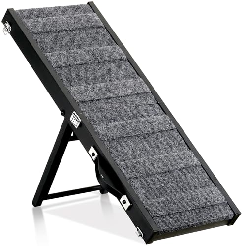 Rampa plegable para perros, 4 niveles, 31.5" largo