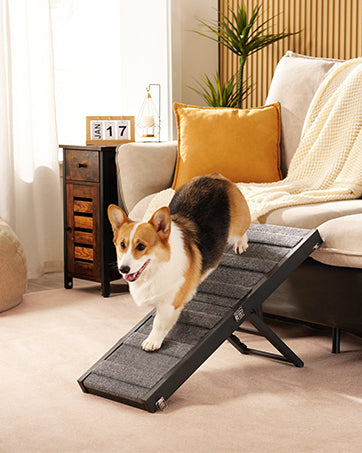 Rampa plegable para perros, 4 niveles, 31.5" largo