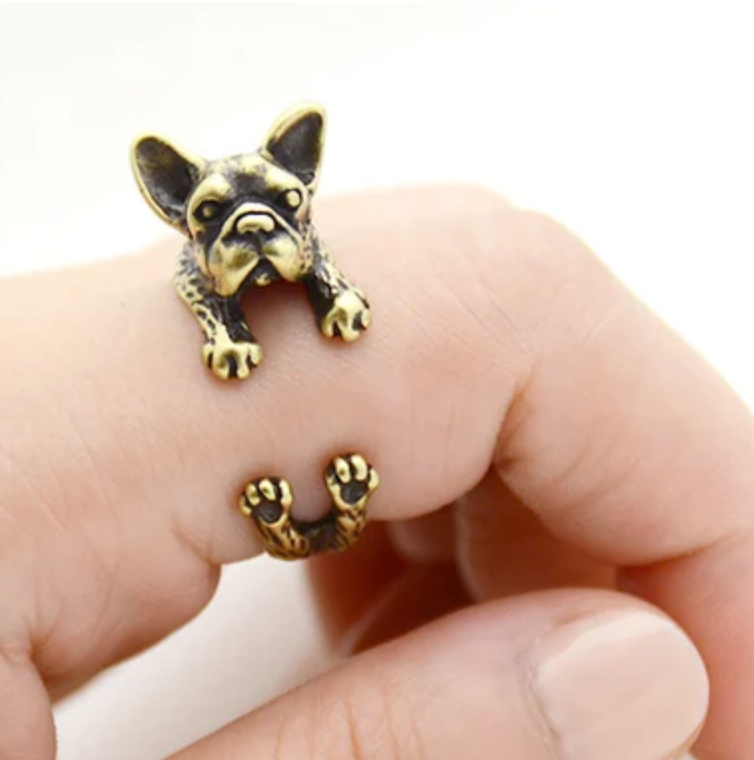 Anillo Bulldog 3D