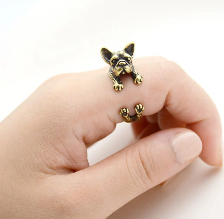 Anillo Bulldog 3D