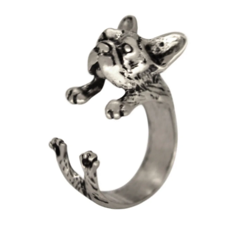 Anillo Bulldog 3D