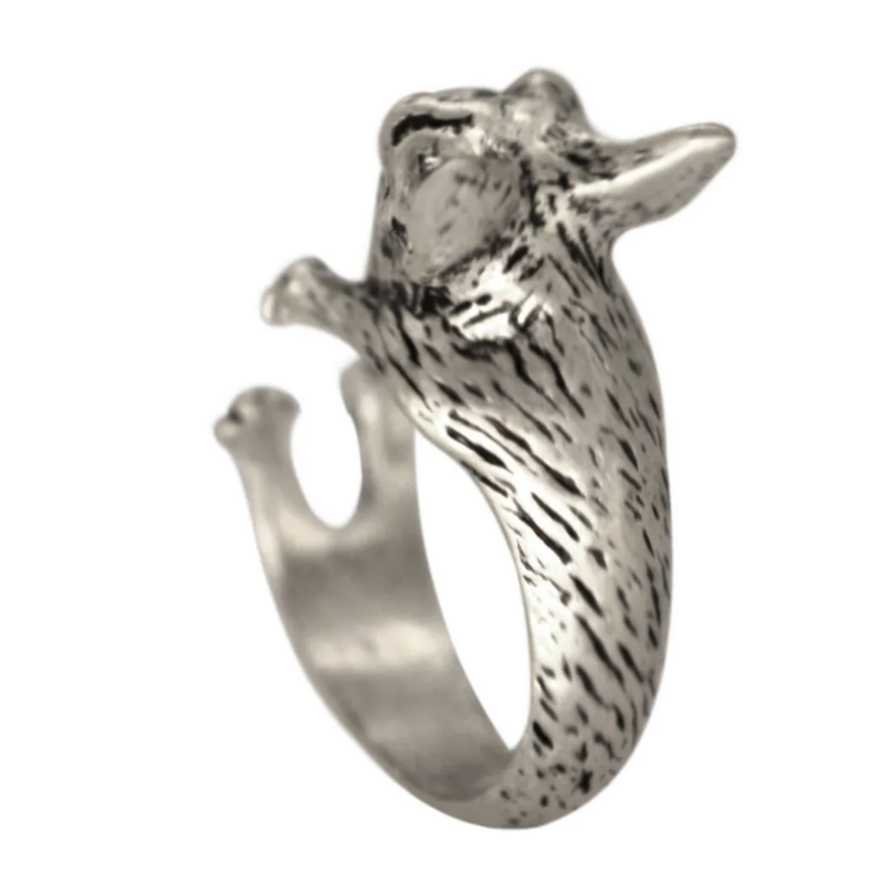 Anillo Bulldog 3D