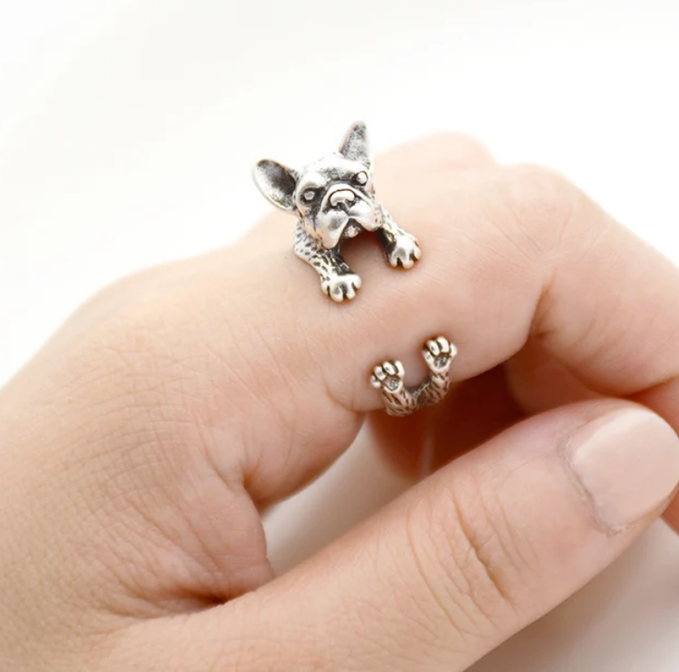 Anillo Bulldog 3D