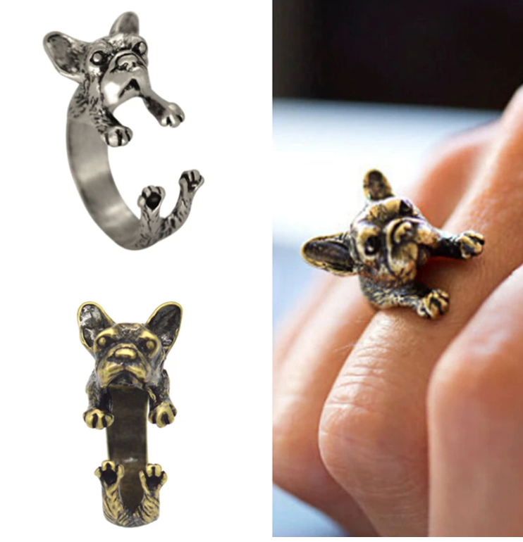 Anillo Bulldog 3D