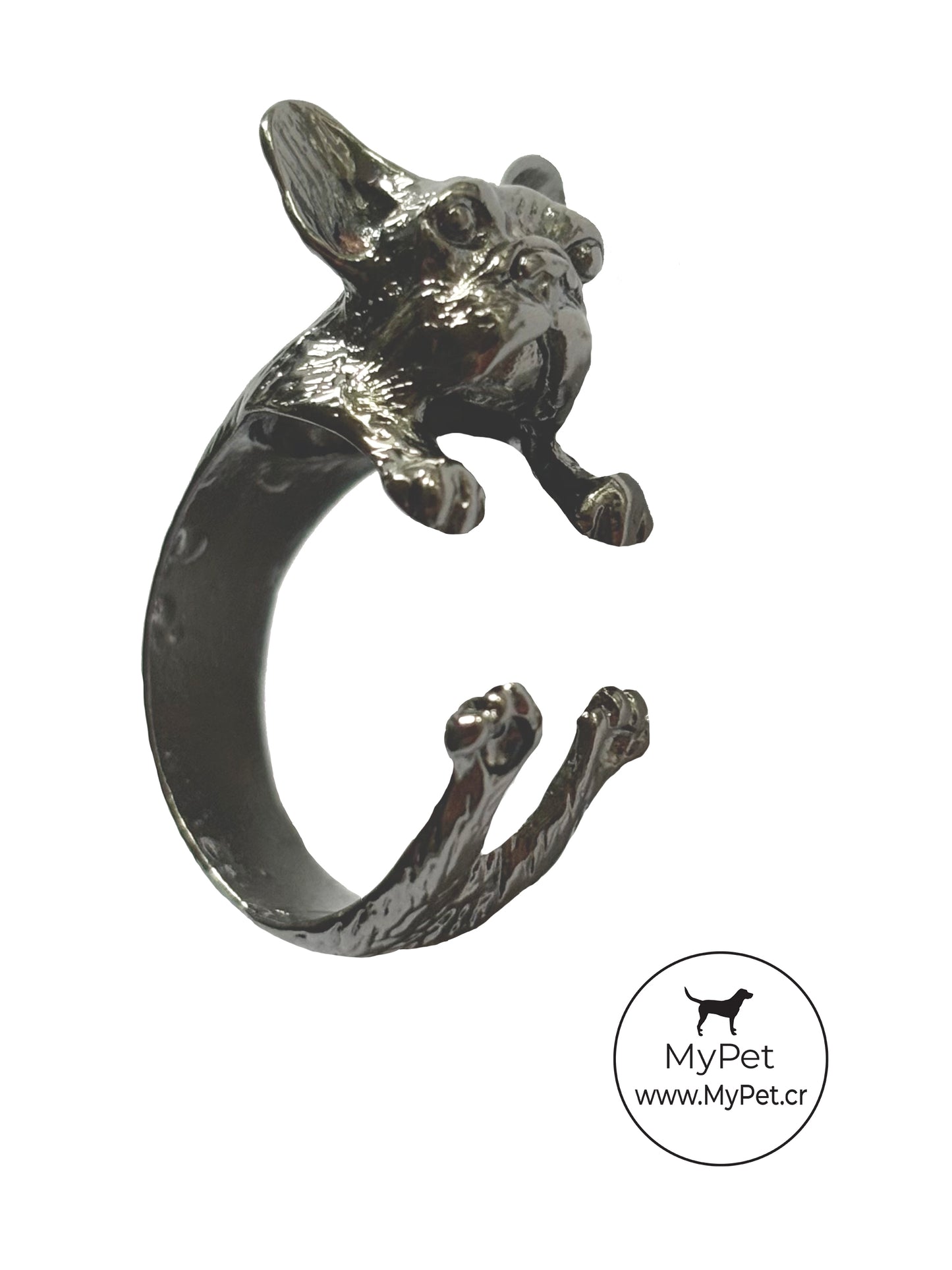 Anillo Bulldog 3D