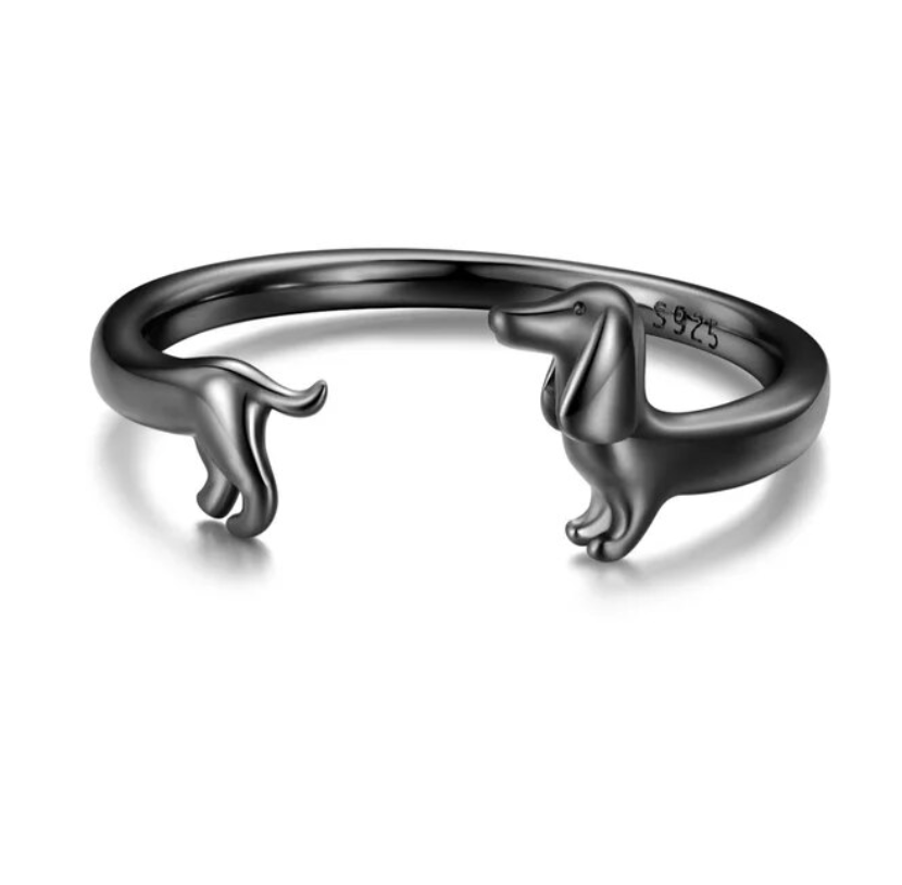 Anillos de plata Dachshund