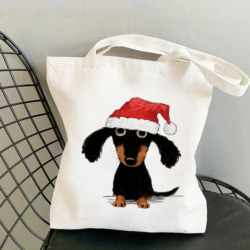 Bolsas de tela con estampado de Dachshund, varios modelos, click aquí