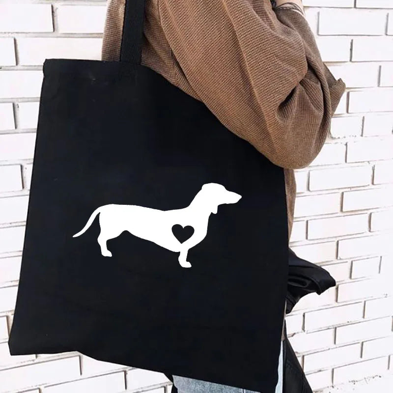 Bolsas de tela con Dachshund, varios modelos, click aquí