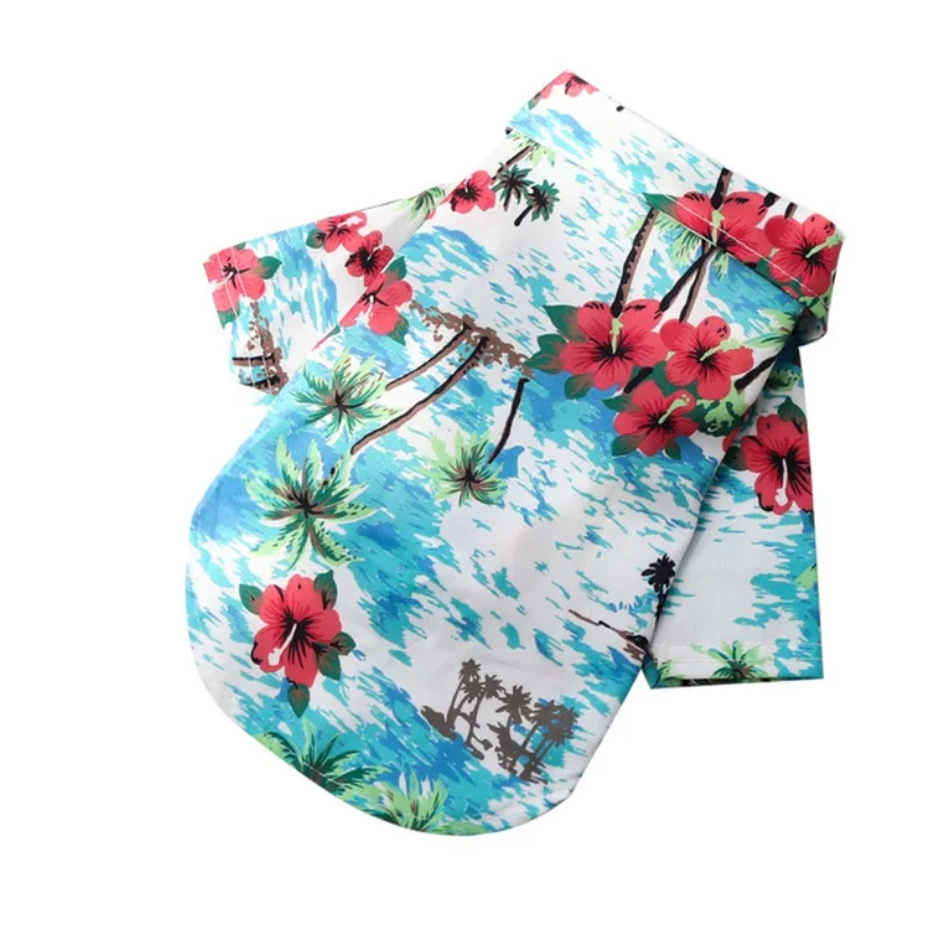 Camisa hawaiiana para perros y gatos 🌴