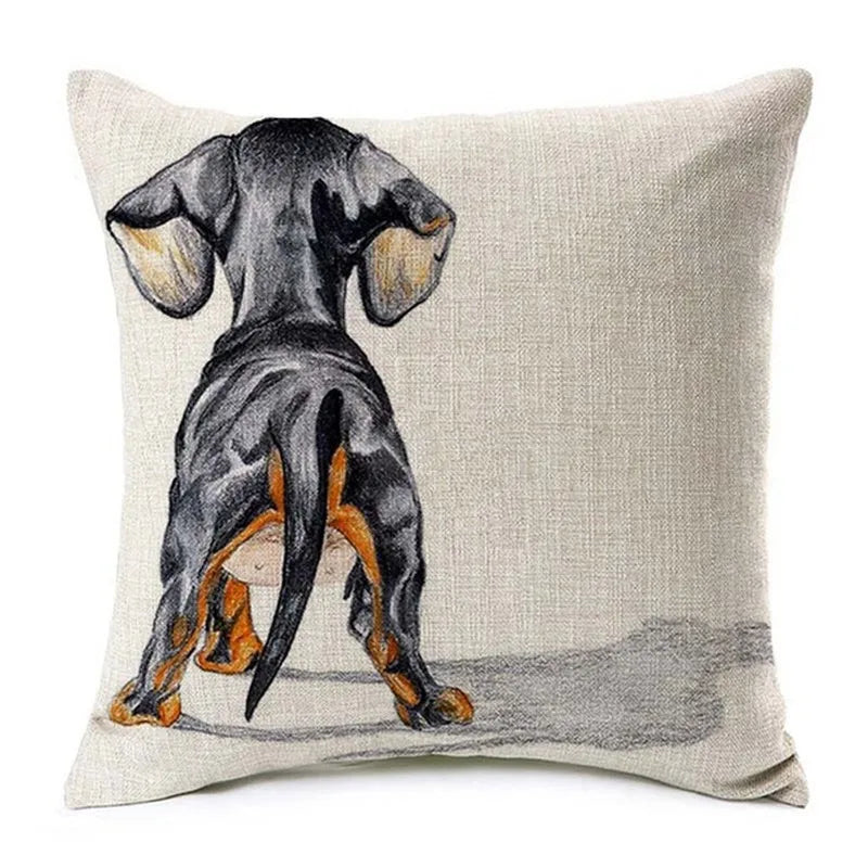 Cojines estampados Dachshund - variedad de diseños, ver más aquí