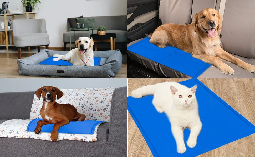 Cooling mat - manta refrescante de gel para perro o gato.  Más detalles click aquí...