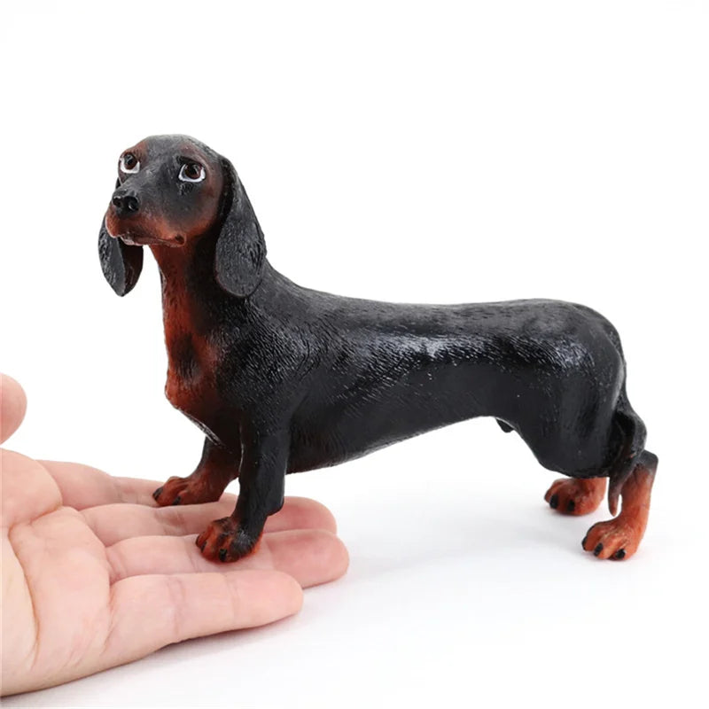 Figura realística de perro Dachshund