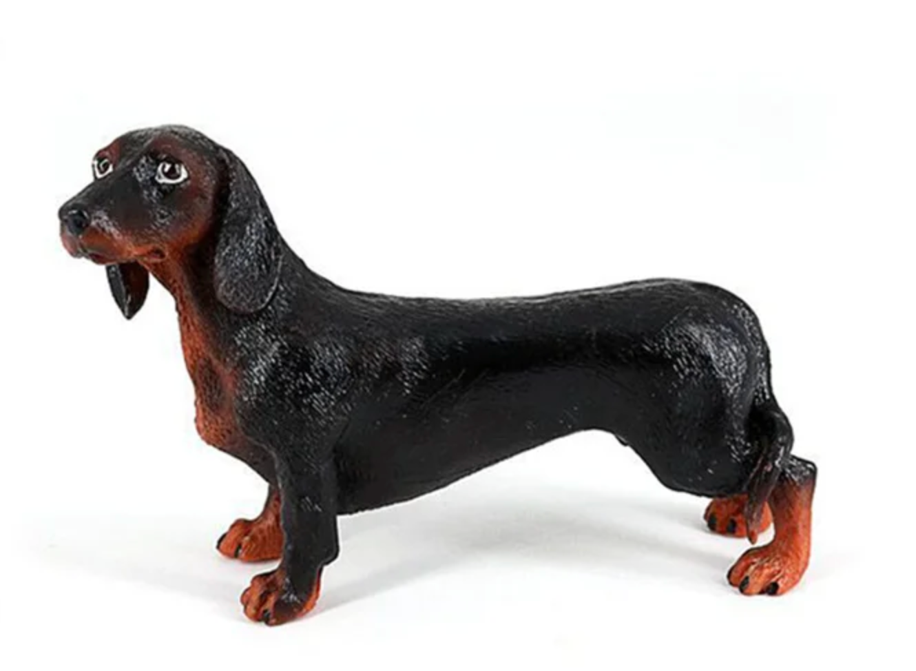 Figura realística de perro Dachshund