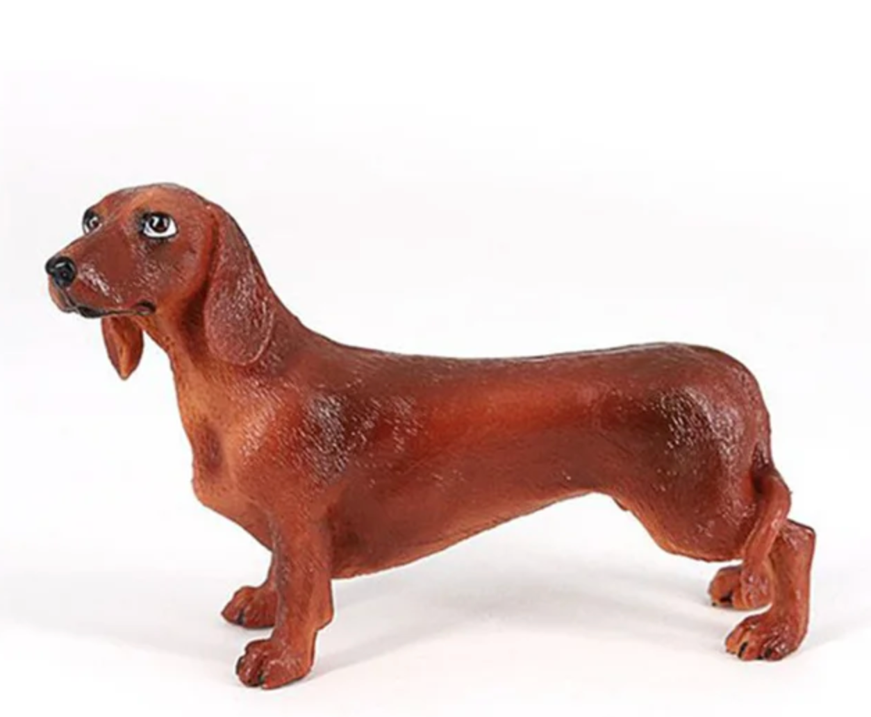 Figura realística de perro Dachshund