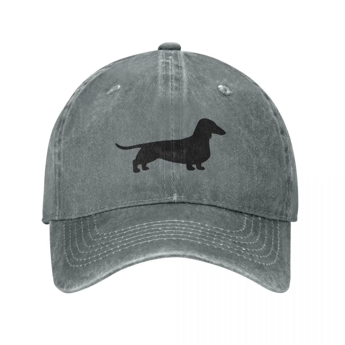 Gorras de mezclilla estilo baseball con Dachshund - varios colores, ver más aquí