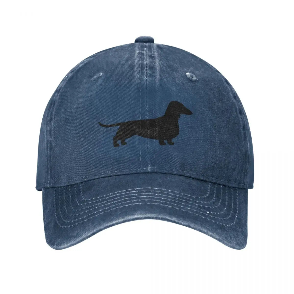 Gorras de mezclilla estilo baseball con Dachshund - varios colores, ver más aquí