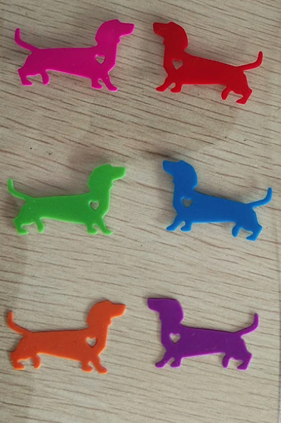 Marcadores para copa - Dachshund