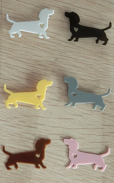 Marcadores para copa - Dachshund