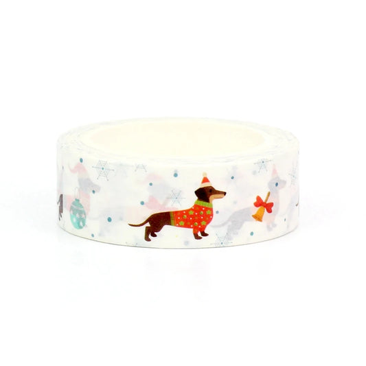 Cinta adhesiva washi tape Dachshund