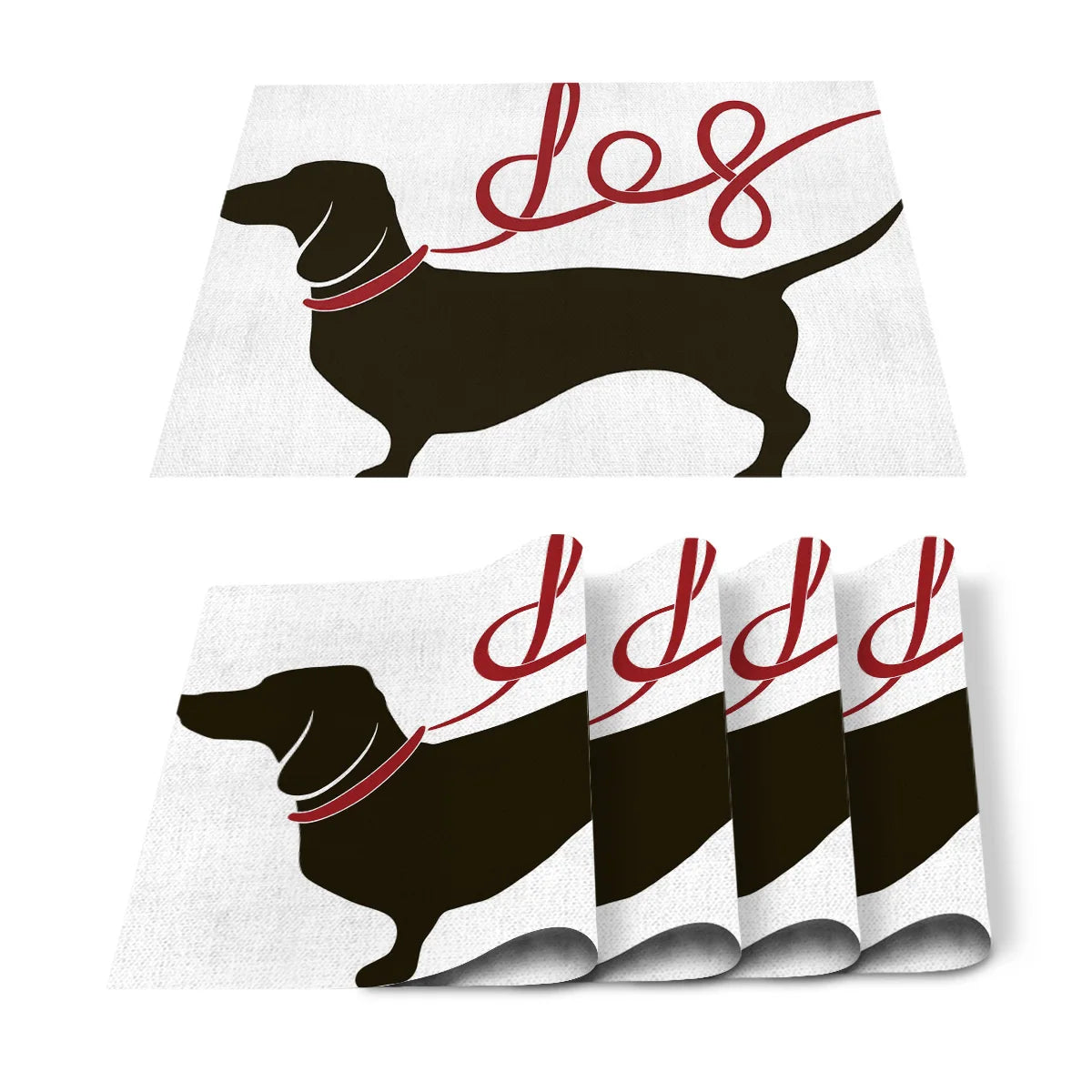 Individuales para mesa - Dachshund